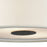 ELK Lighting Ashland 2-Light Semi Flush, Black/Organza White