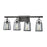 ELK Lighting Barnside Lamp, Bronze/Clear Panels
