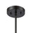 ELK Lighting Barnside 1-Light Mini Pendant, Bronze/Clear Panels