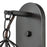 ELK Lighting Southwick 1-Light Wall Sconce, Bronze/Clear Blown Glass