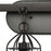 ELK Lighting Southwick Vanity Lamp, Bronze/Clear Blown Glass