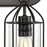 ELK Lighting Southwick Vanity Lamp, Bronze/Clear Blown Glass