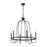 ELK Lighting Wickshire Chandelier, Matte Black