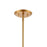 ELK Lighting Manhattan Boutique 8" 1-Light Mini Pendant, Brass/Clear