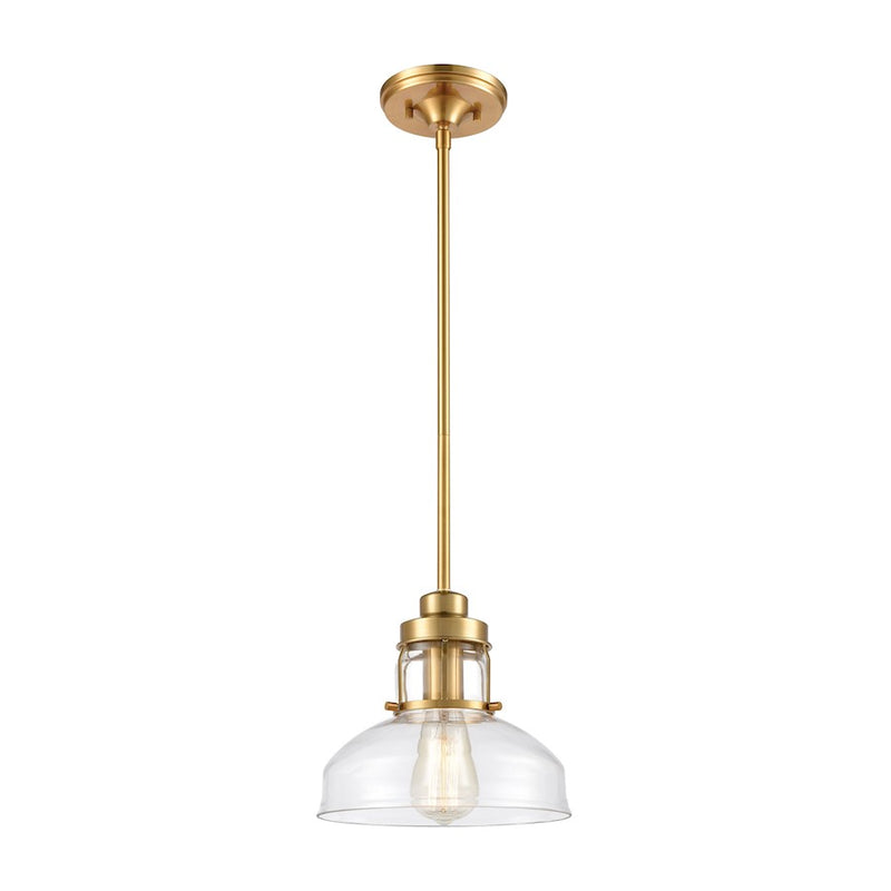 ELK Lighting Manhattan Boutique 1-Light Mini Pendant, Clear