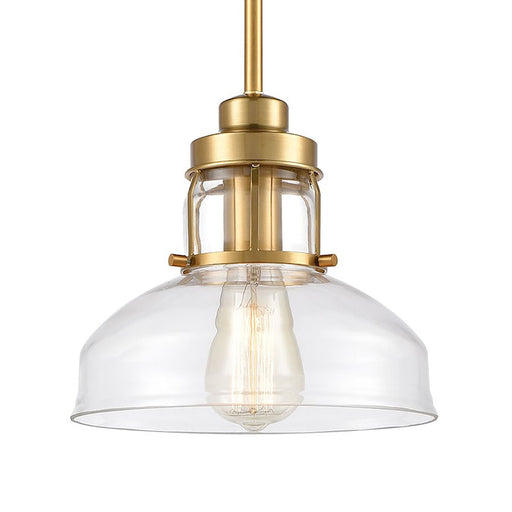 ELK Lighting Manhattan Boutique 1-Light Mini Pendant, Clear