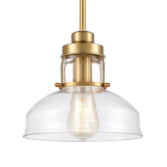 ELK Lighting Manhattan Boutique 1-Light Mini Pendant, Clear