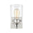 ELK Lighting Robins 1-Light Wall Sconce, Polished Chrome/Clear Glass
