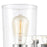 ELK Lighting Robins 1-Light Wall Sconce, Polished Chrome/Clear Glass