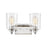 ELK Lighting Robins Vanity Light, Matte Black/Clear Glass