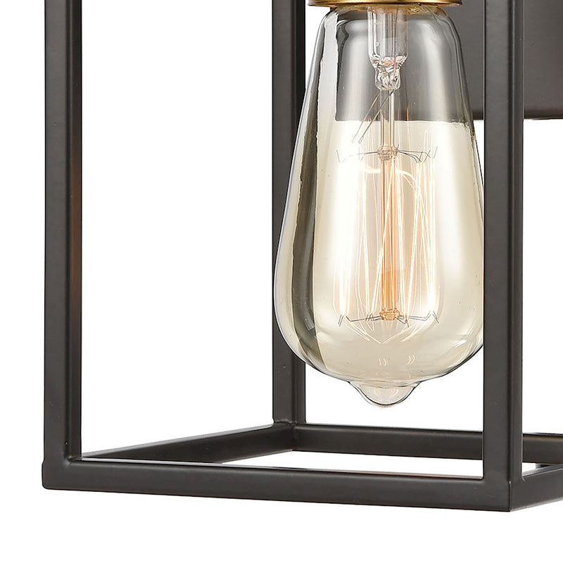 ELK Lighting Cloe Wall Sconce Light, Matte Black