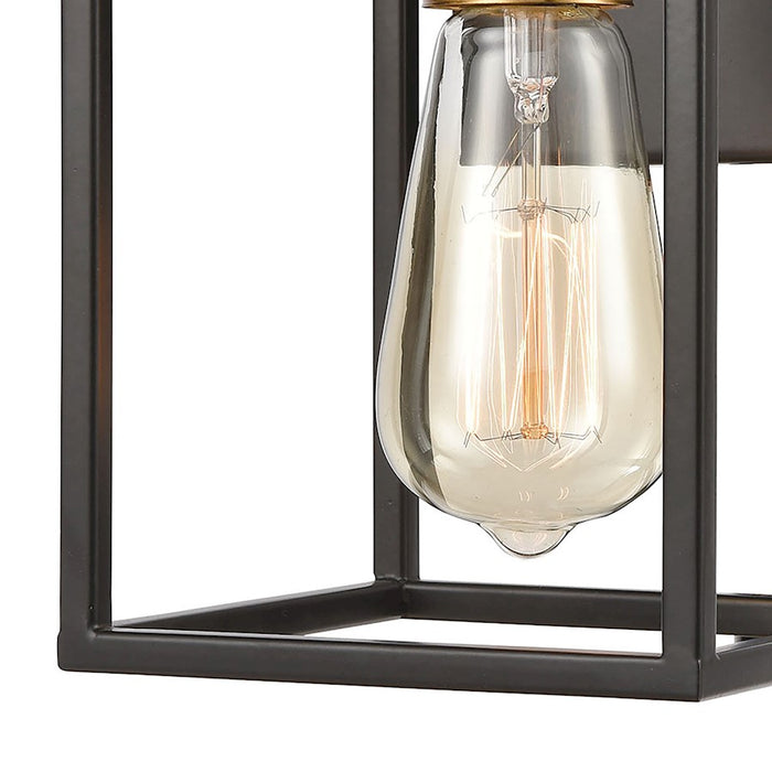 ELK Lighting Cloe Wall Sconce Light, Matte Black