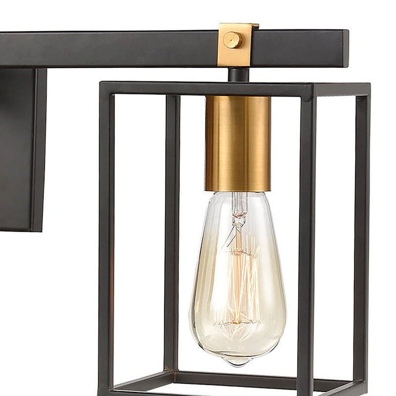 ELK Lighting Cloe Vanity Light, Matte Black