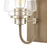 ELK Lighting Bakersfield Wall Sconce Light, Light Wood/Clear Glass