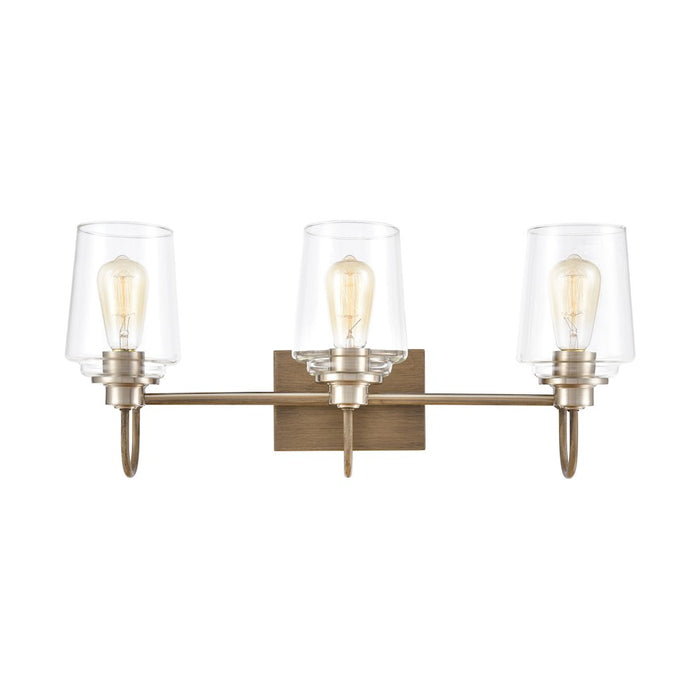 ELK Lighting Bakersfield, Light Wood/Clear Glass