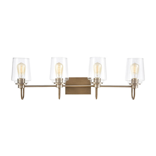 ELK Lighting Bakersfield, Light Wood/Clear Glass