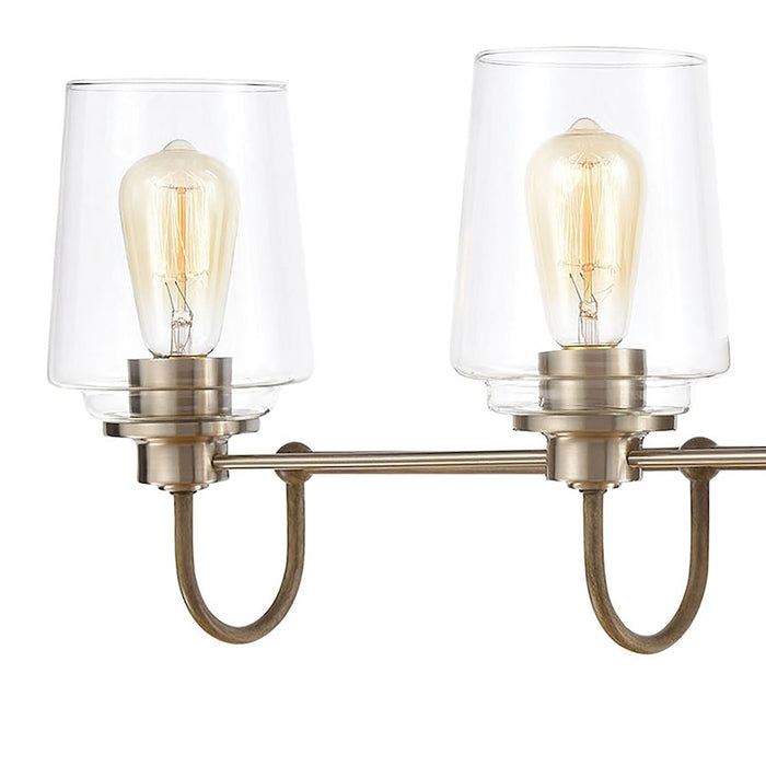 ELK Lighting Bakersfield, Light Wood/Clear Glass