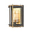 ELK Lighting Millington 1-Light Sconce, Charcoal/Clear Glass