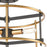 ELK Lighting Millington 3-Light Semi Flush Mount, Charcoal
