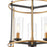ELK Lighting Millington 3-Light Pendant, Charcoal/Clear Glass