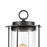 ELK Lighting Devonshire 1-Light Post Mount, Matte Black/Seedy Glass