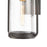ELK Lighting Wexford 1-Light Sconce, Matte Black/Seedy Glass