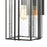 ELK Lighting Radnor 1-Light Sconce, Matte Black/Seedy Glass