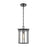 ELK Lighting Radnor 1-Light Hanging, Matte Black/Seedy Glass