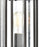 ELK Lighting Radnor 1-Light Post Mount, Matte Black/Seedy Glass