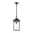 ELK Lighting Lamplighter 1-Light Hanging, Matte Black/Seedy Glass