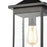 ELK Lighting Lamplighter 1-Light Hanging, Matte Black/Seedy Glass