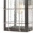 ELK Lighting Brewster 1-Light Sconce, Matte Black/Seedy Glass
