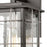 ELK Lighting Brewster 1-Light Sconce, Matte Black/Seedy Glass