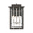 ELK Lighting Brewster 2-Light Sconce, Matte Black/Seedy Glass