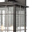 ELK Lighting Brewster 2-Light Sconce, Matte Black/Seedy Glass