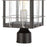ELK Lighting Brewster 1-Light Post Mount, Matte Black/Seedy Glass