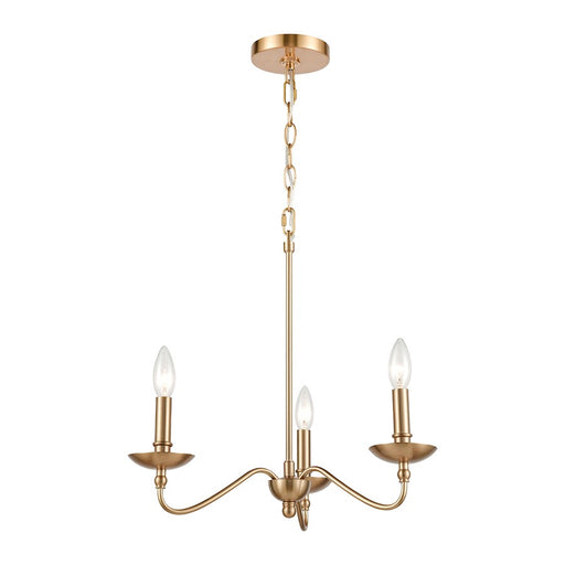 ELK Lighting Wellsley Chandelier, Burnished Brass