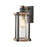 ELK Lighting Geringer 1-Light Sconce, Charcoal & Beechwood/Seedy