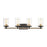 ELK Lighting Geringer Vanity Light, Charcoal & Beechwood/Seedy