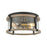 ELK Lighting Geringer 3-Light Flush, Charcoal & Beechwood/Seedy