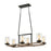 ELK Lighting Geringer 6-Light Island Light, Charcoal & Beechwood/Seedy