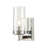 ELK Lighting Melinda 1-Light wall sconce, Polished Chrome/Seedy Glass