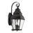 ELK Lighting Bristol Outdoor 2 Light Wall Lantern, Charcoal