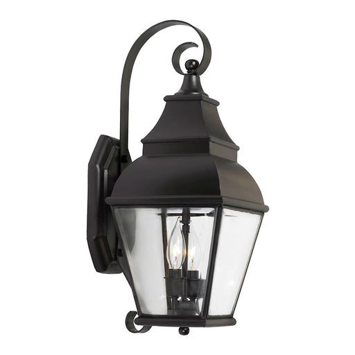 ELK Lighting Bristol Outdoor 2 Light Wall Lantern, Charcoal