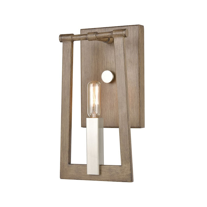 ELK Lighting Axis 1-Light Sconce, Light Wood