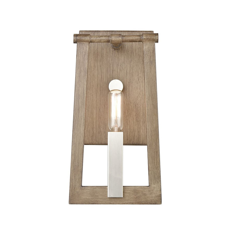 ELK Lighting Axis 1-Light Sconce, Light Wood