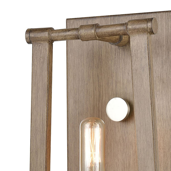 ELK Lighting Axis 1-Light Sconce, Light Wood