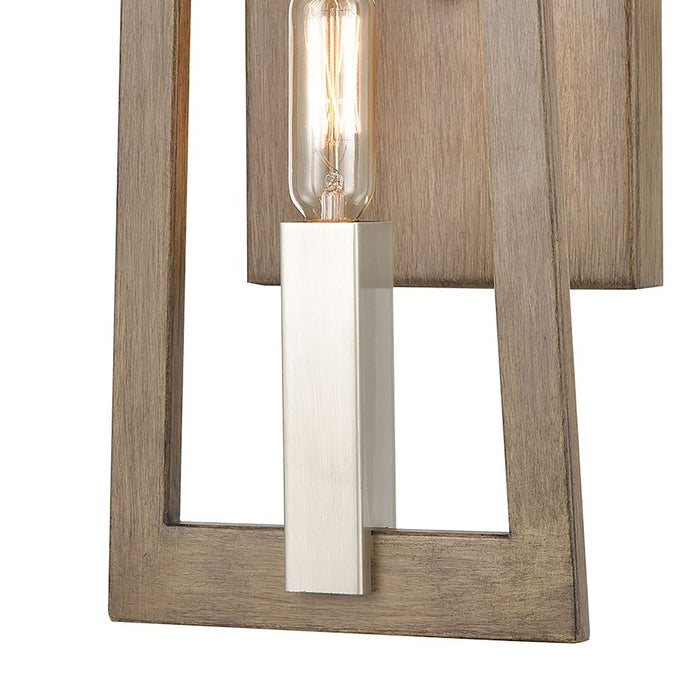 ELK Lighting Axis 1-Light Sconce, Light Wood