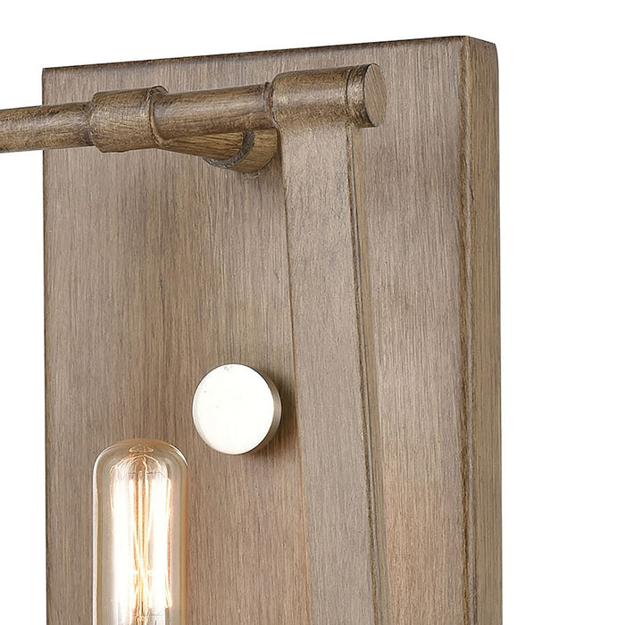 ELK Lighting Axis 1-Light Sconce, Light Wood