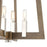 ELK Lighting Axis 8-Light Linear Chandelier, Light Wood and Nickel
